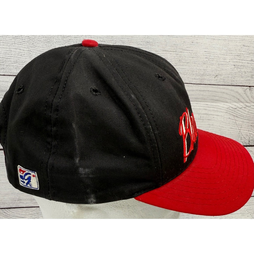 Chicago Blackhawks NHL The Games Cap BlackRed 75th Anniversary Snapback USA Made - Picture 3 of 9